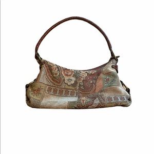 Fossil Tapestry Carpet shoulder Bag